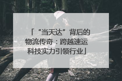 “当天达”背后的物流传奇：跨越速运科技实力引领行业