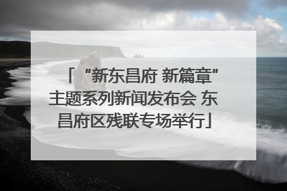 “新东昌府 新篇章”主题系列新闻发布会 东昌府区残联专场举行