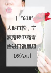 “618”大促首轮，宁波跨境电商零售进口销量超16亿元