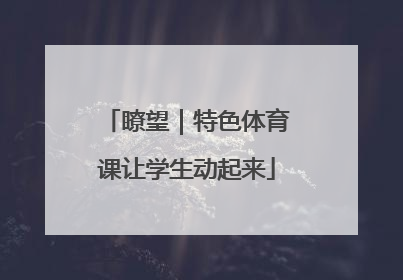 瞭望｜特色体育课让学生动起来
