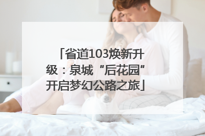 省道103焕新升级：泉城“后花园”开启梦幻公路之旅