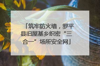 筑牢防火墙，罗平县旧屋基乡织密“三合一”场所安全网