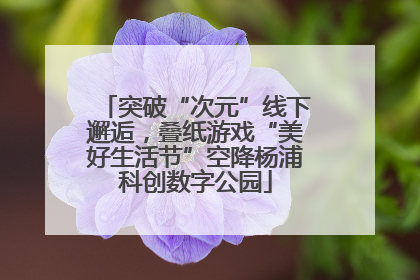 突破“次元”线下邂逅，叠纸游戏“美好生活节”空降杨浦科创数字公园