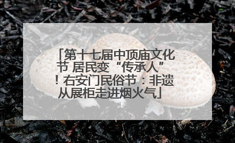 第十七届中顶庙文化节 居民变“传承人”！右安门民俗节：非遗从展柜走进烟火气