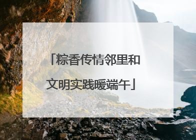 粽香传情邻里和 文明实践暖端午
