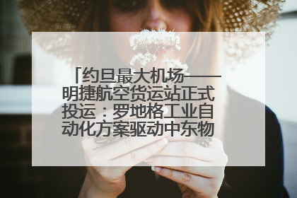 约旦最大机场——明捷航空货运站正式投运：罗地格工业自动化方案驱动中东物流未来新航向