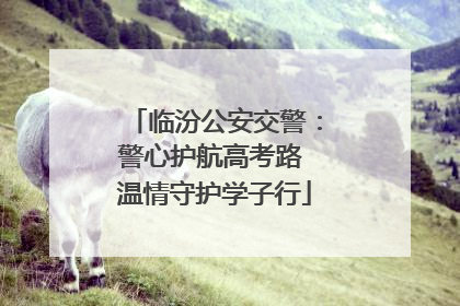 临汾公安交警：警心护航高考路 温情守护学子行