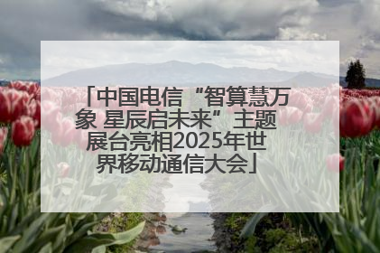中国电信“智算慧万象 星辰启未来”主题展台亮相2025年世界移动通信大会