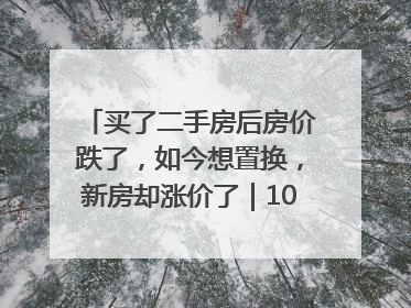 买了二手房后房价跌了，如今想置换，新房却涨价了｜100个买房故事