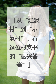 从“烂泥村”到“示范村”：看这位村支书的“振兴答卷”