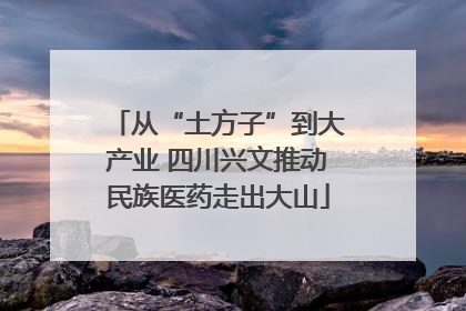 从“土方子”到大产业 四川兴文推动民族医药走出大山