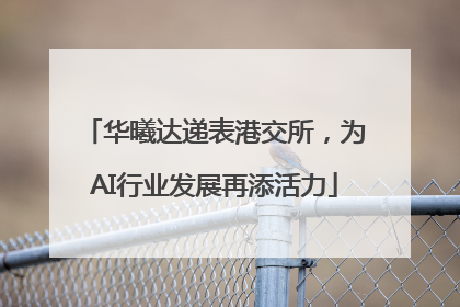 华曦达递表港交所，为AI行业发展再添活力