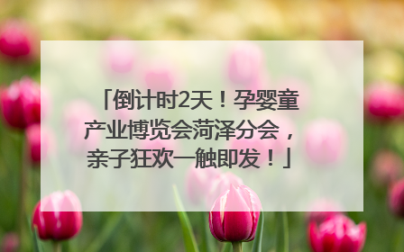 倒计时2天！孕婴童产业博览会菏泽分会，亲子狂欢一触即发！