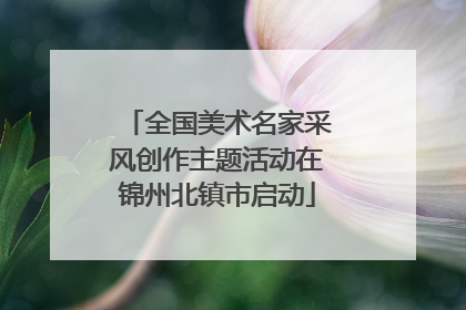 全国美术名家采风创作主题活动在锦州北镇市启动