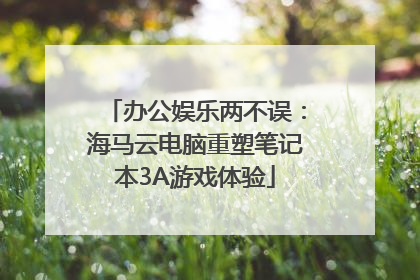 办公娱乐两不误：海马云电脑重塑笔记本3A游戏体验