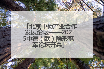 北京中德产业合作发展论坛——2025中德（欧）隐形冠军论坛开幕
