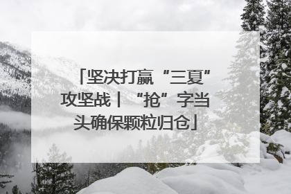 坚决打赢“三夏”攻坚战丨“抢”字当头确保颗粒归仓