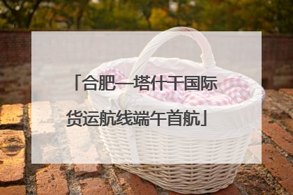 合肥—塔什干国际货运航线端午首航