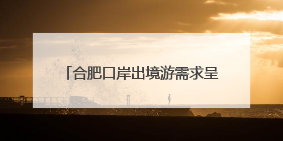合肥口岸出境游需求呈现爆发式增长，学生群体及家庭游客是主力军