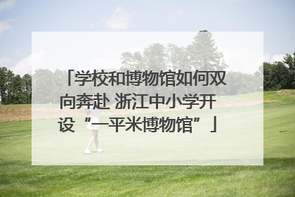 学校和博物馆如何双向奔赴 浙江中小学开设“一平米博物馆”
