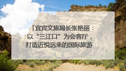 宜宾文旅局长张艳丽：以“三江口”为会客厅，打造近悦远来的国际旅游城市｜文旅局长说