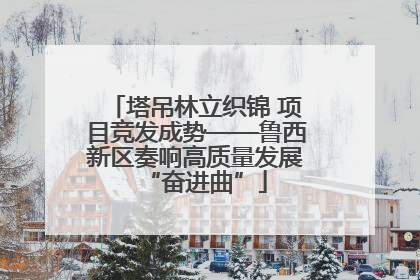 塔吊林立织锦 项目竞发成势——鲁西新区奏响高质量发展“奋进曲”