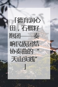 德育润心田，石榴籽抱团——奏响民族团结协奏曲的“天山实践”