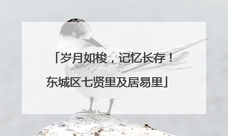 岁月如梭，记忆长存！东城区七贤里及居易里