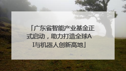 广东省智能产业基金正式启动，助力打造全球AI与机器人创新高地