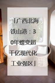 广西北海铁山港：30年蝶变超千亿现代化工业强区