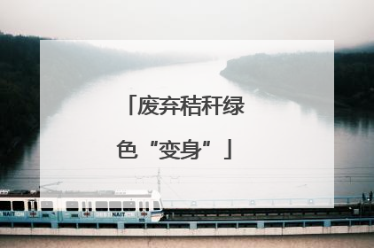 废弃秸秆绿色“变身”