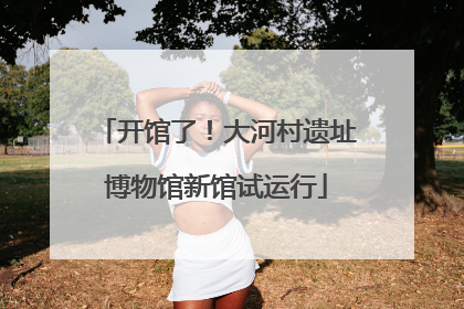 开馆了！大河村遗址博物馆新馆试运行