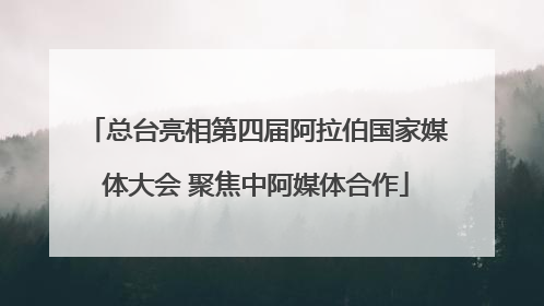 总台亮相第四届阿拉伯国家媒体大会 聚焦中阿媒体合作