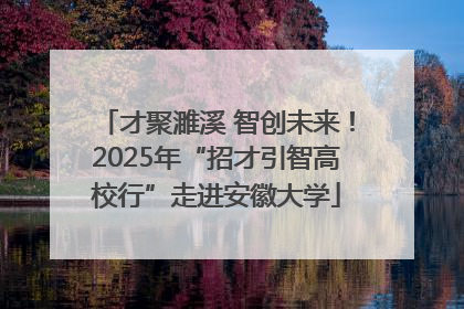 才聚濉溪 智创未来！2025年“招才引智高校行”走进安徽大学