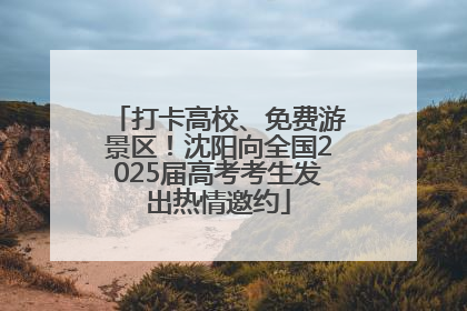 打卡高校、免费游景区！沈阳向全国2025届高考考生发出热情邀约