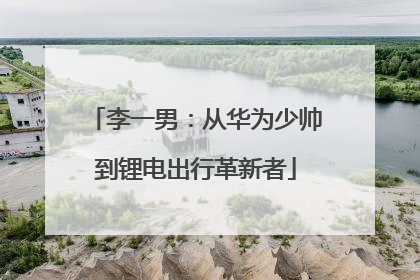 李一男：从华为少帅到锂电出行革新者