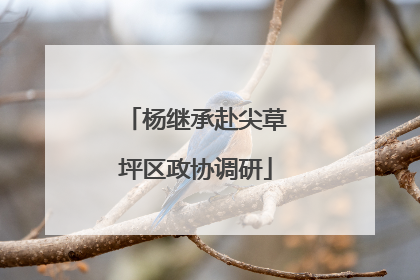 杨继承赴尖草坪区政协调研