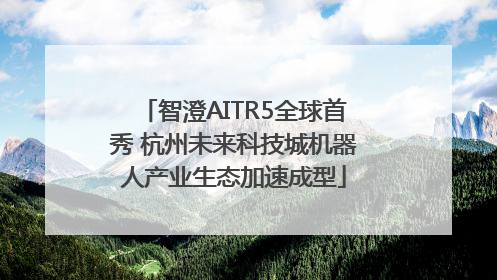 智澄AITR5全球首秀 杭州未来科技城机器人产业生态加速成型
