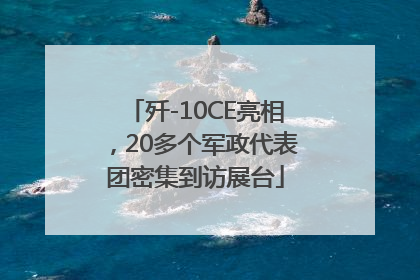 歼-10CE亮相，20多个军政代表团密集到访展台