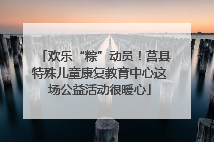 欢乐“粽”动员！莒县特殊儿童康复教育中心这场公益活动很暖心