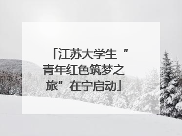 江苏大学生“青年红色筑梦之旅”在宁启动