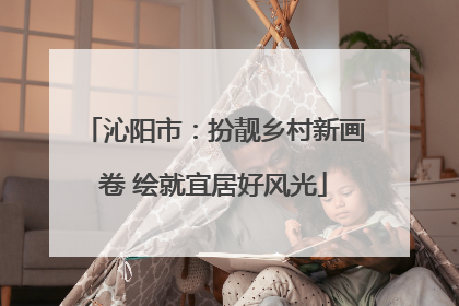 沁阳市：扮靓乡村新画卷 绘就宜居好风光