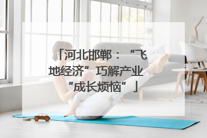 河北邯郸：“飞地经济”巧解产业“成长烦恼”
