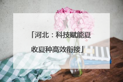 河北：科技赋能夏收夏种高效衔接