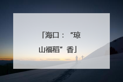 海口：“琼山福稻”香