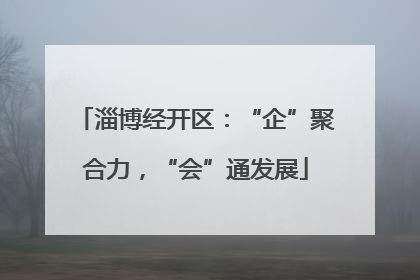 淄博经开区：“企”聚合力，“会”通发展