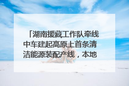 湖南援藏工作队牵线中车建起高原上首条清洁能源装配产线，本地大学生成车间检验员