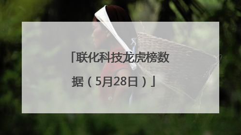 联化科技龙虎榜数据（5月28日）