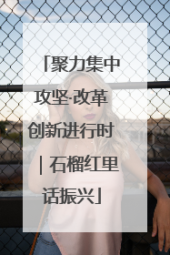 聚力集中攻坚·改革创新进行时｜石榴红里话振兴