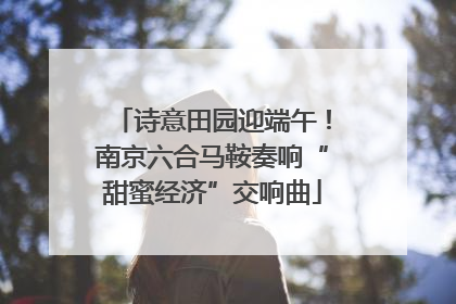 诗意田园迎端午！南京六合马鞍奏响“甜蜜经济”交响曲